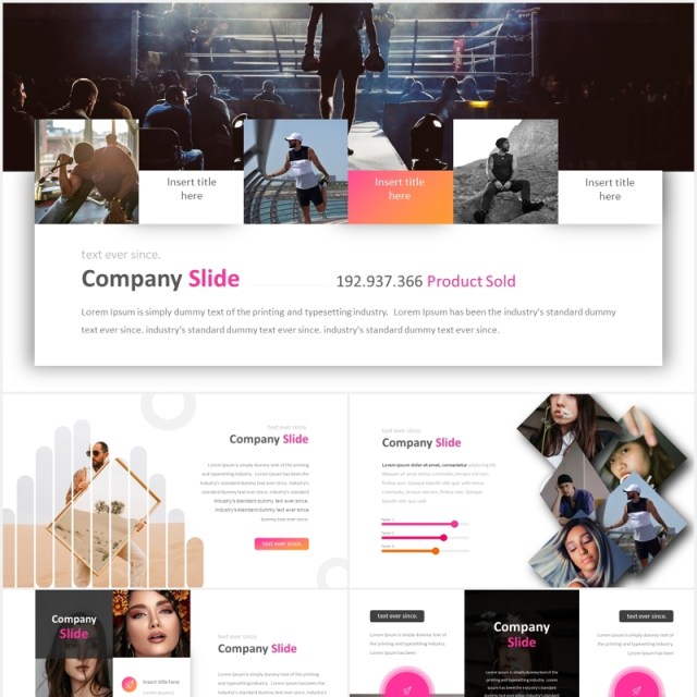 时尚公司宣传介绍PPT图表模板Company Slides Powerpoint Template 时尚公司宣传介绍PPT图表模板Company Slides Powerpoint Template