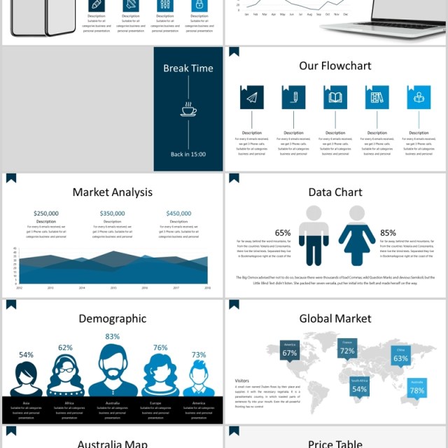 经典蓝色教育图片排版PPT模板Library - Classic Powerpoint Template 经典蓝色教育图片排版PPT模板Library - Classic Powerpoint Template