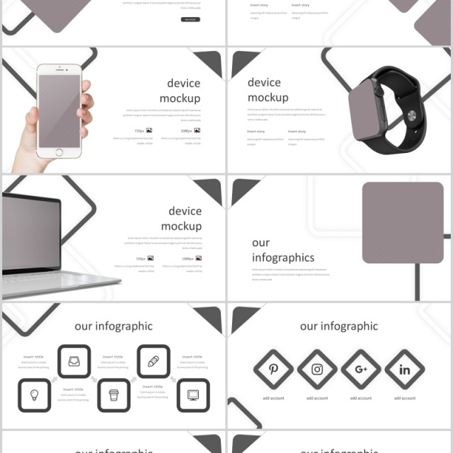 扁平公司介绍产品项目宣传PPT模板版式设计Case - Powerpoint Template 扁平公司介绍产品项目宣传PPT模板版式设计Case - Powerpoint Template