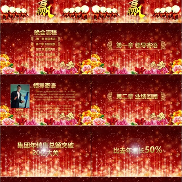 企业颁奖典礼年会盛典PPT模板 企业颁奖典礼年会盛典PPT模板