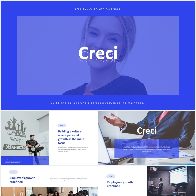 商务科技公司介绍宣传展示PPT模板CRECI - Tech Business Powerpoint Template