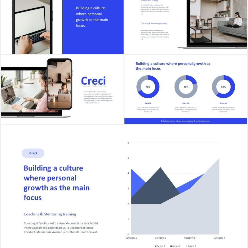 商务科技公司介绍宣传展示PPT模板CRECI - Tech Business Powerpoint Template