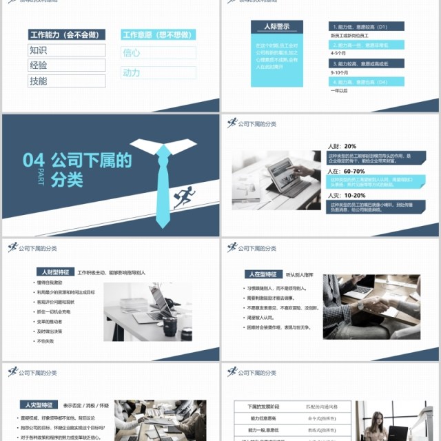 简约企业公司领导力培训做员工心中的好领导PPT模板 简约企业公司领导力培训做员工心中的好领导PPT模板