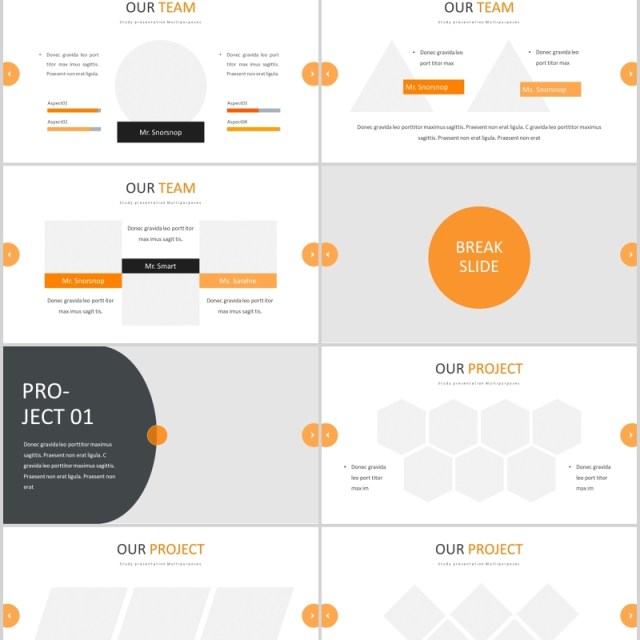 橙色简约教育培训宣传PPT图片排版模板Colleague - Powerpoint Template 橙色简约教育培训宣传PPT图片排版模板Colleague - Powerpoint Template