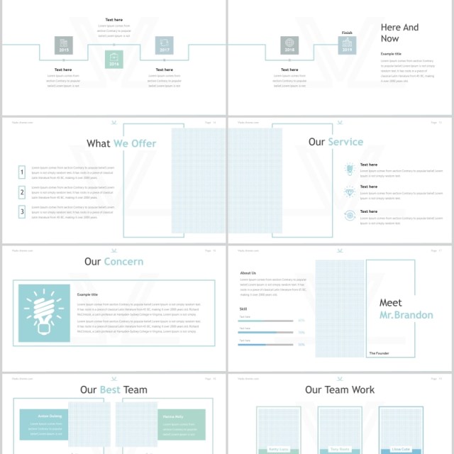商务通用PPT模板版式设计Vlado PowerPoint template 商务通用PPT模板版式设计Vlado PowerPoint template
