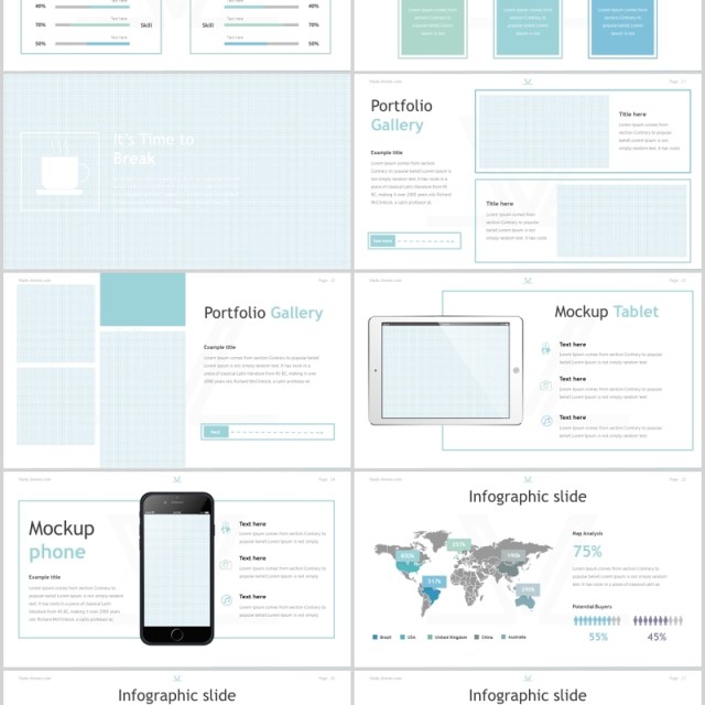 商务通用PPT模板版式设计Vlado PowerPoint template 商务通用PPT模板版式设计Vlado PowerPoint template