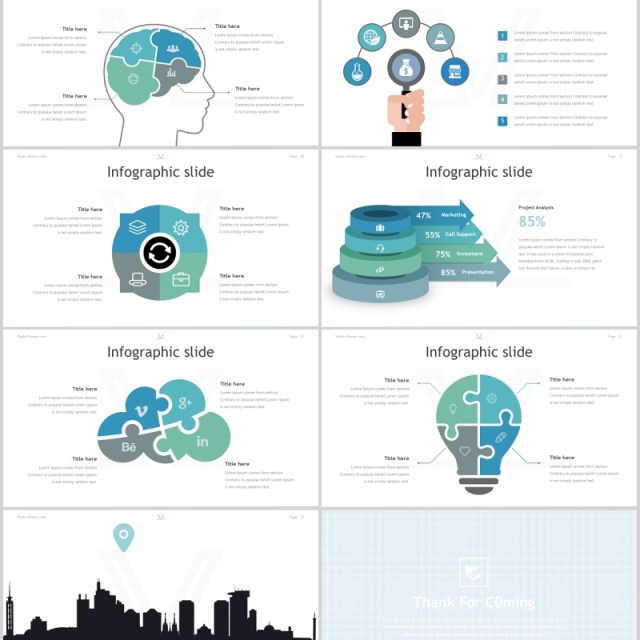 商务通用PPT模板版式设计Vlado PowerPoint template