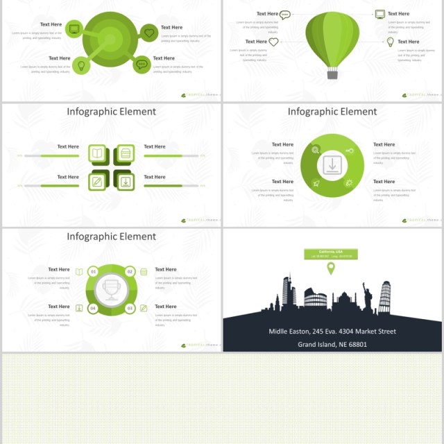 热带气候旅游策划宣传PPT模板版式信息图表Tropical - Powerpoint Template 热带气候旅游策划宣传PPT模板版式信息图表Tropical - Powerpoint Template