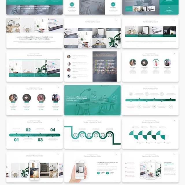 手机电脑多用途PPT演示模板Sensa Multipurpose PowerPoint Presentation Template