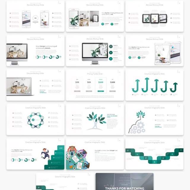 手机电脑多用途PPT演示模板Sensa Multipurpose PowerPoint Presentation Template