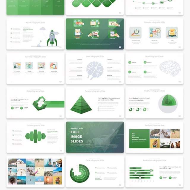 大量多用途PPT信息图表模板MASSIVE Multipurpose PowerPoint Presentation