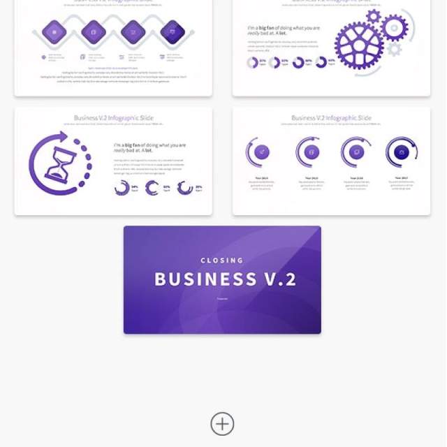 商业V.2PPT信息图表模板Business V.2 - PowerPoint Infographics Slides