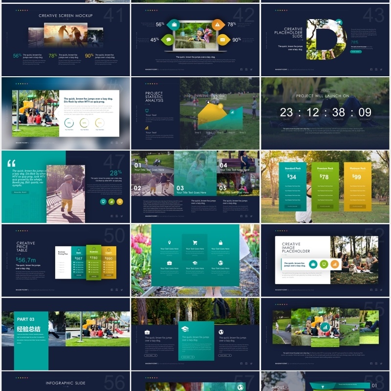 高端打造和谐社区PPT模板