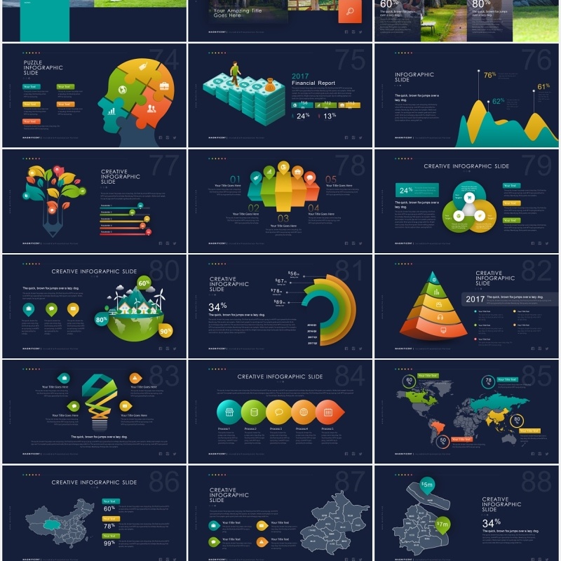 高端打造和谐社区PPT模板