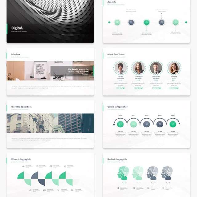 数字PPT信息图表模板Digital Multipurpose PowerPoint Presentation 数字PPT信息图表模板Digital Multipurpose PowerPoint Presentation