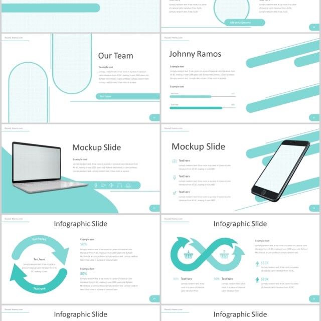 创意圆形插图公司介绍PPT模板信息图表Round - Powerpoint Template 创意圆形插图公司介绍PPT模板信息图表Round - Powerpoint Template