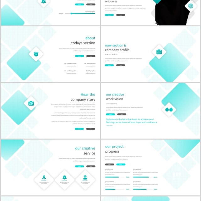 绿色公司简介个人简历竞聘求职PPT模板版式设计Abuela - Powerpoint Template 绿色公司简介个人简历竞聘求职PPT模板版式设计Abuela - Powerpoint Template