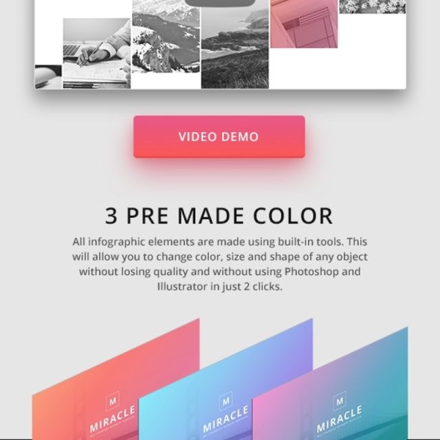 现代创新营销年度报告PPT模板演示Miracle Modern PowerPoint Template 现代创新营销年度报告PPT模板演示Miracle Modern PowerPoint Template