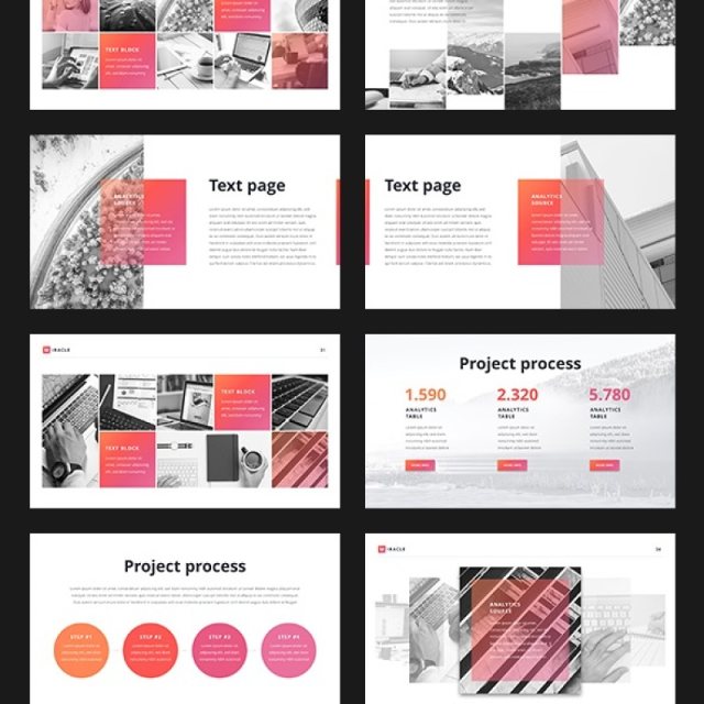 现代创新营销年度报告PPT模板演示Miracle Modern PowerPoint Template 现代创新营销年度报告PPT模板演示Miracle Modern PowerPoint Template