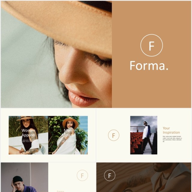 现代时尚摄影展示PPT模板Forma - Modern Minimal Powerpoint Template 现代时尚摄影展示PPT模板Forma - Modern Minimal Powerpoint Template