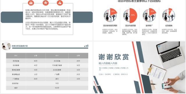 商务商业提案项目策划书PPT模板 商务商业提案项目策划书PPT模板