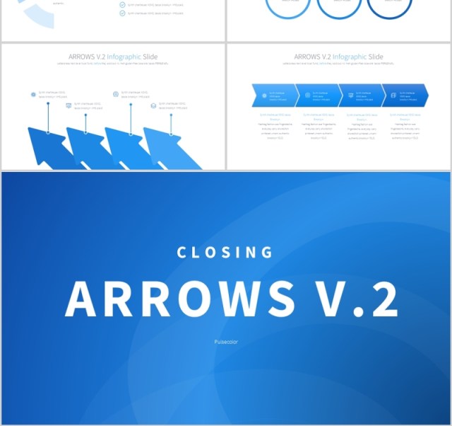 箭头PPT信息图表模板arrows v.2 powerpoint infographics slides 箭头PPT信息图表模板arrows v.2 powerpoint infographics slides