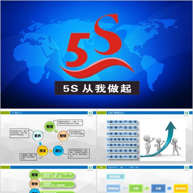5S现场管理培训企业管理课件PPT模板 5S现场管理培训企业管理课件PPT模板
