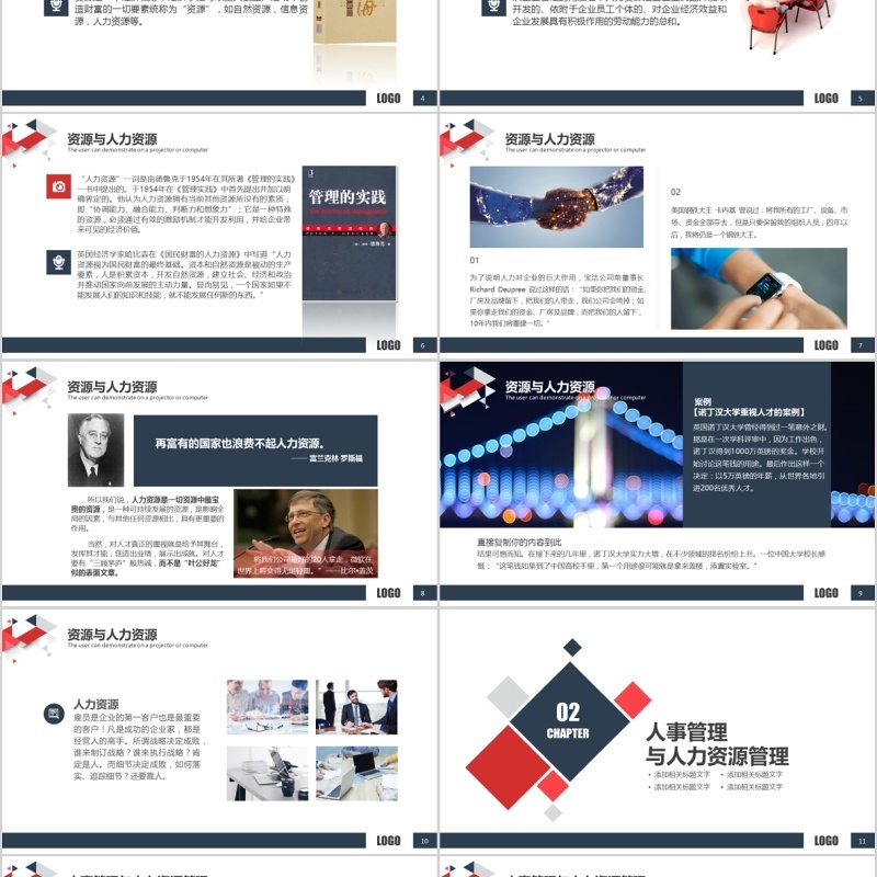 人力资源概述培训PPT模板
