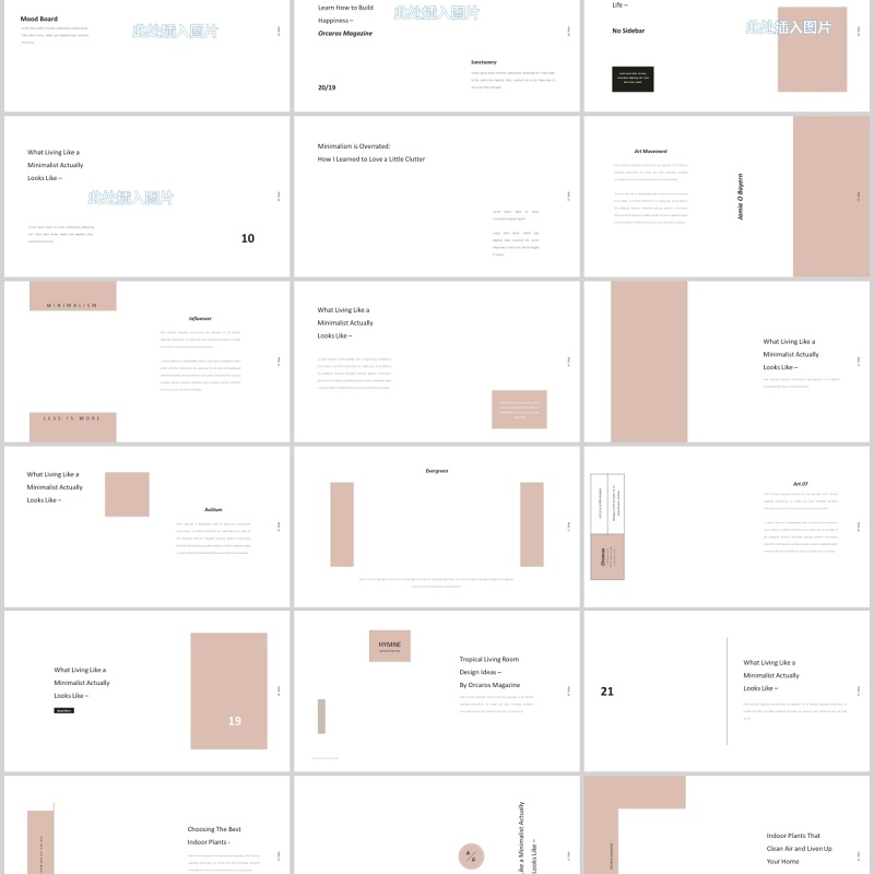 工作图片展示PPT排版设计模板Orcaros Powerpoint