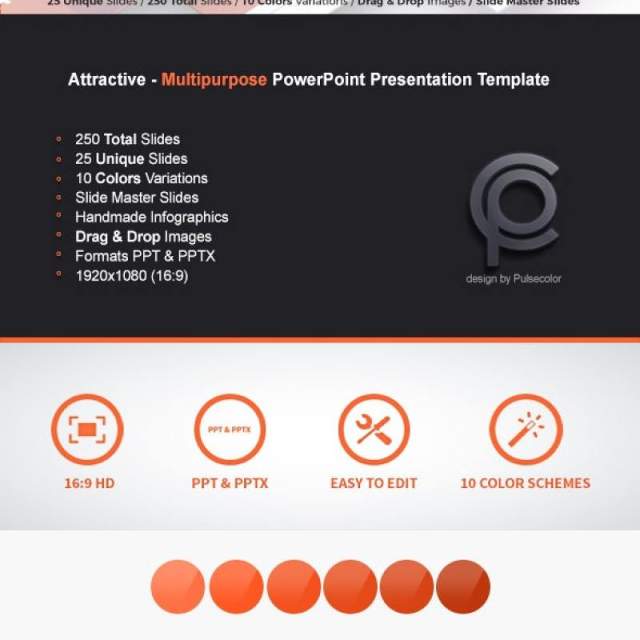 有吸引力的多用途PPT幻灯片模板Attractive Multipurpose PowerPoint Presentation