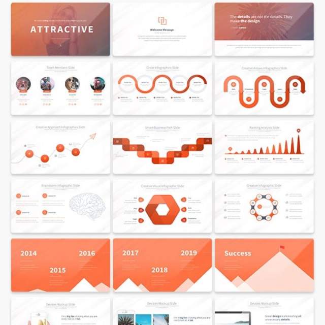 有吸引力的多用途PPT幻灯片模板Attractive Multipurpose PowerPoint Presentation