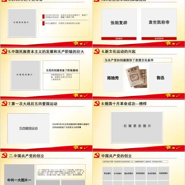 原创中国共产党党史建党98周年党课学习ppt-版权可商用 原创中国共产党党史建党98周年党课学习ppt-版权可商用