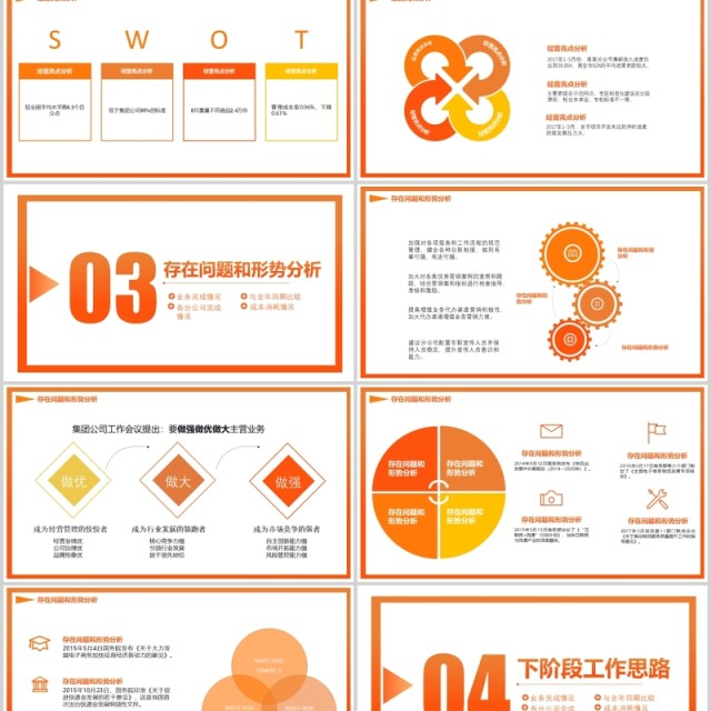 创意商务风经营分析思路工作汇报PPT模板 创意商务风经营分析思路工作汇报PPT模板