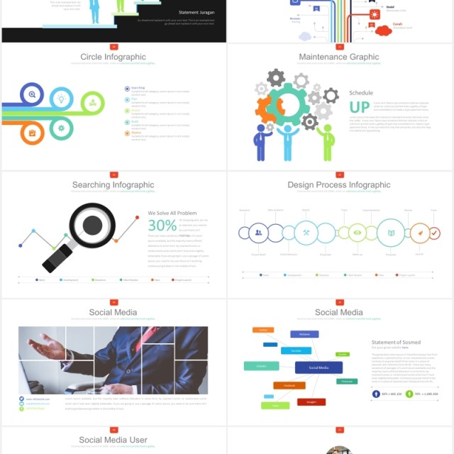 创意拼图可视化PPT素材模板medalem powerpoint 创意拼图可视化PPT素材模板medalem powerpoint