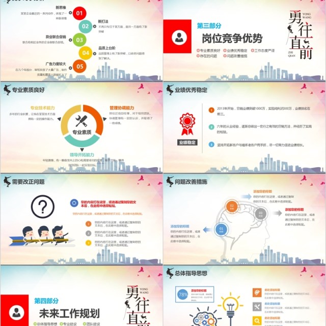 创意岗位竞聘报告PPT模板 创意岗位竞聘报告PPT模板