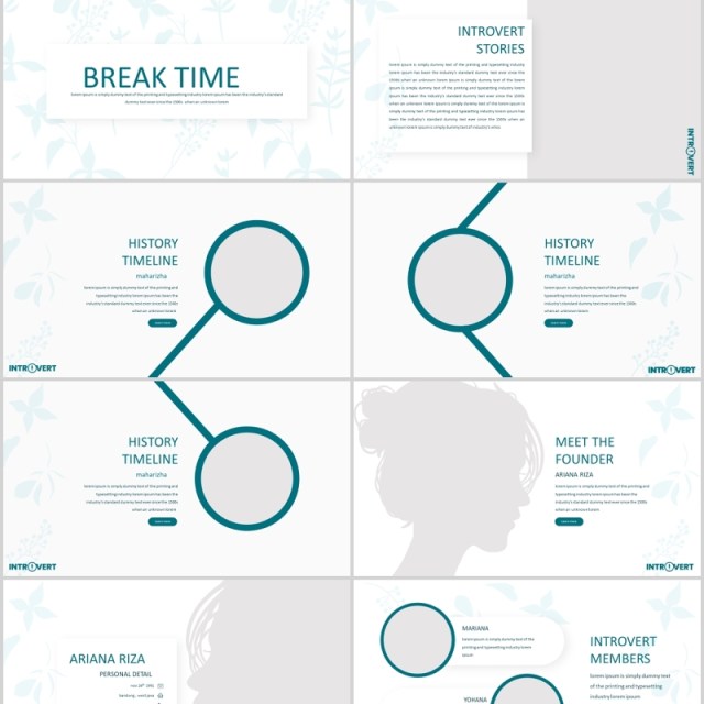 内向型求职竞聘个人简历介绍PPT模板版式设计Introvert Powerpoint Template 内向型求职竞聘个人简历介绍PPT模板版式设计Introvert Powerpoint Template