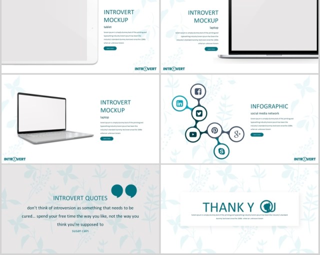 内向型求职竞聘个人简历介绍PPT模板版式设计Introvert Powerpoint Template 内向型求职竞聘个人简历介绍PPT模板版式设计Introvert Powerpoint Template