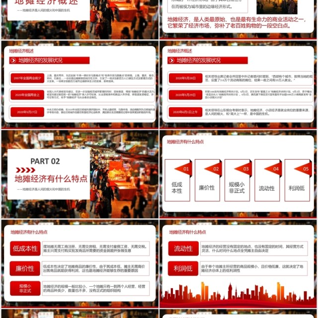 解读地摊经济发展趋势汇报PPT模板 解读地摊经济发展趋势汇报PPT模板