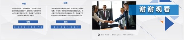 高端商务会议流程接待礼仪培训PPT模板 高端商务会议流程接待礼仪培训PPT模板
