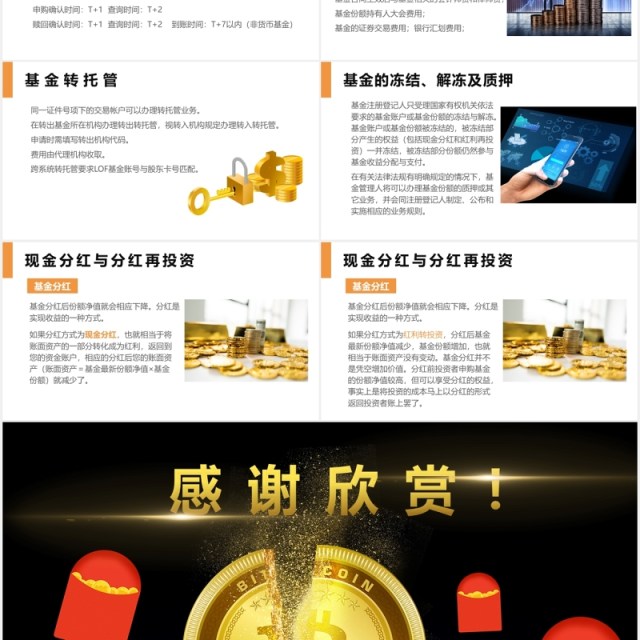 基金基础知识介绍讲解PPT模板 基金基础知识介绍讲解PPT模板