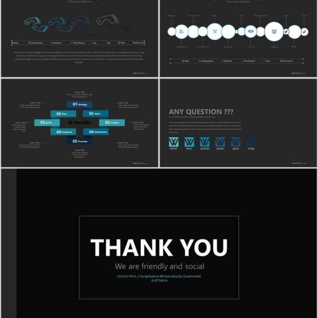 黑色高端商务PPT信息图表模板HERE FOR YOU Powerpoint 黑色高端商务PPT信息图表模板HERE FOR YOU Powerpoint