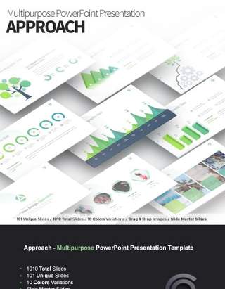 接近多用途PPT演示模板Approach Multipurpose PowerPoint Presentation Template