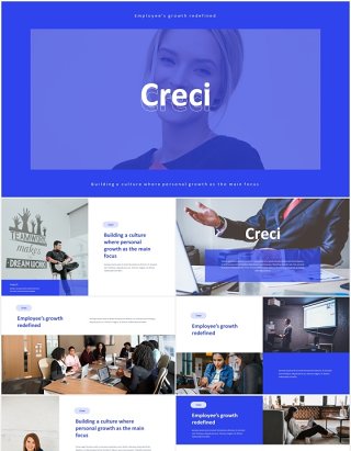 商务科技公司介绍宣传展示PPT模板CRECI - Tech Business Powerpoint Template