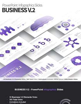 商业V.2PPT信息图表模板Business V.2 - PowerPoint Infographics Slides