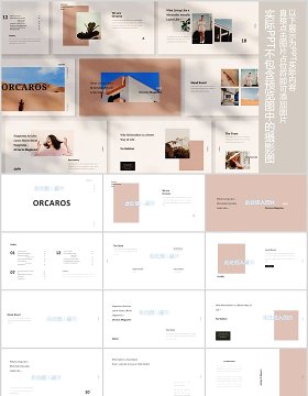 工作图片展示PPT排版设计模板Orcaros Powerpoint