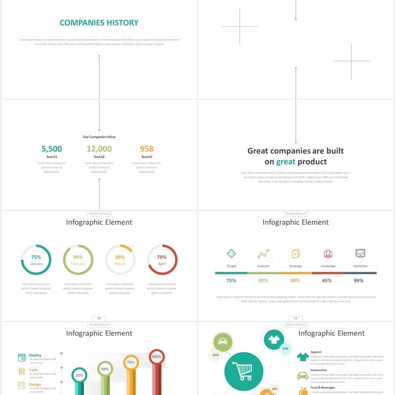 教育信息化教学课件展示PPT图片排版设计模板Education Powerpoint Template