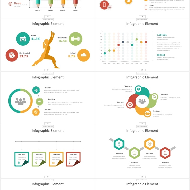 教育信息化教学课件展示PPT图片排版设计模板Education Powerpoint Template