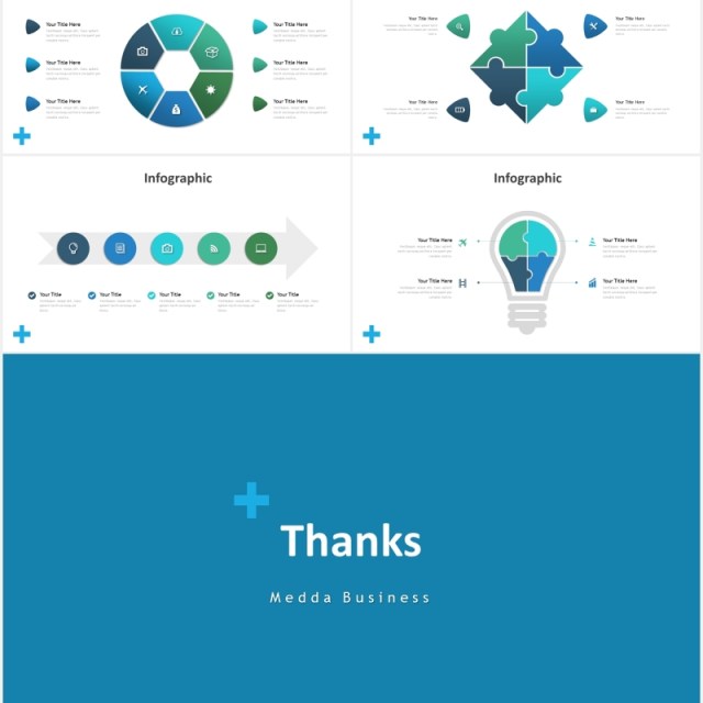 高端商务工作报告计划国外PPT模板medda powerpoint template