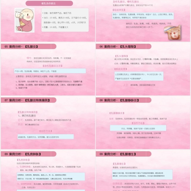 粉色简约高级催乳师培训课件母婴护理PPT模板 粉色简约高级催乳师培训课件母婴护理PPT模板