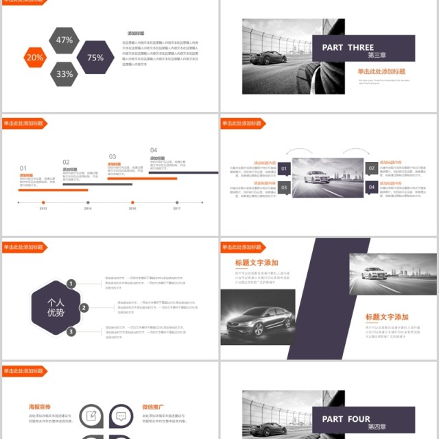汽车行业动态通用PPT模板